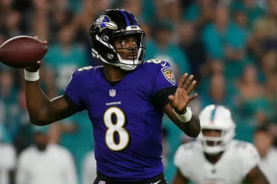Lamar Jackson Shines as Ravens Dominate Dolphins 28-6 in Week 9 Showdown