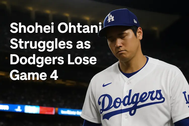 Shohei Ohtani looks tired as Dodgers lose to Blue Jays in World Series Game 4