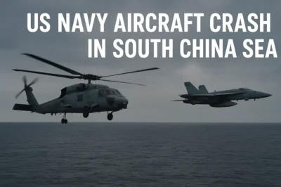 🇺🇸 US Navy Helicopter and Fighter Jet Crash in South China Sea