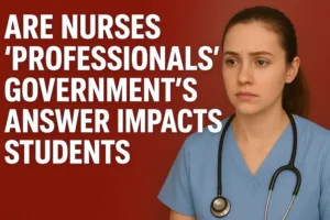 Nursing students affected by government decision on professional degree status