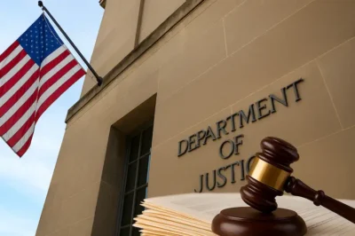 DOJ Building and American Flag – Grand Jury Probe