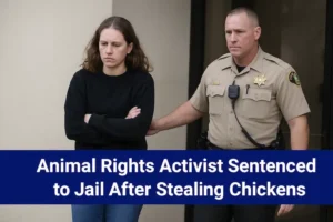 Animal Rights Activist Sentenced to Jail After Stealing Chickens in California
