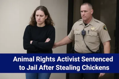 Animal Rights Activist Sentenced to Jail After Stealing Chickens in California