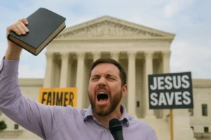 A Screaming Street Preacher Gets Hearing at Supreme Court
