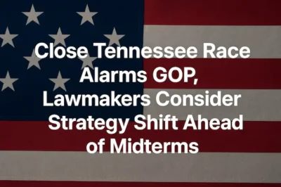 Close Tennessee Race Alarms GOP, Lawmakers Consider Strategy Shift Ahead of Midterms