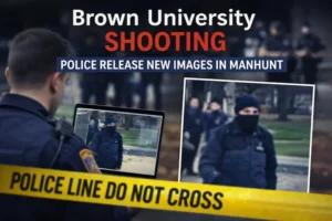 Police search for suspect in Brown University shooting as new images are released