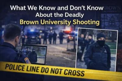 What We Know and Don’t Know About the Deadly Brown University Shooting