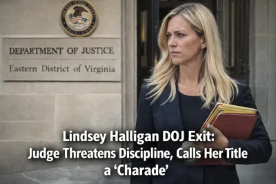 Lindsey Halligan Leaves DOJ as Judge Calls Her Use of Title a ‘Charade’