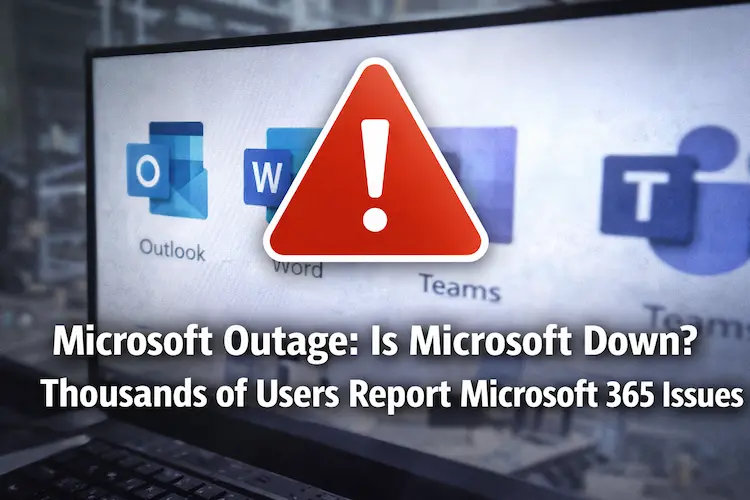 Microsoft outage on Jan. 22 as thousands of users report Microsoft 365 services down worldwide