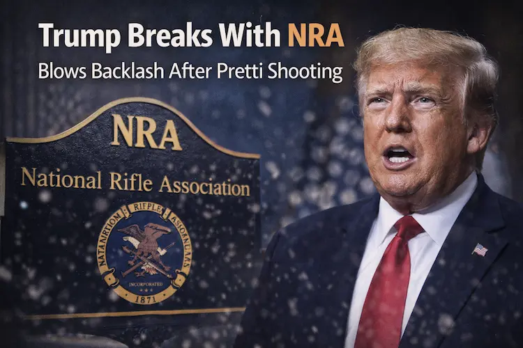 Trump breaks with NRA after blaming Alex Pretti for carrying a gun