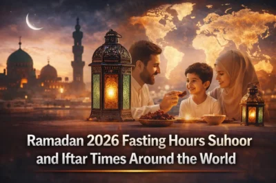 Ramadan 2026 Fasting Hours Suhoor and Iftar Times Around the World
