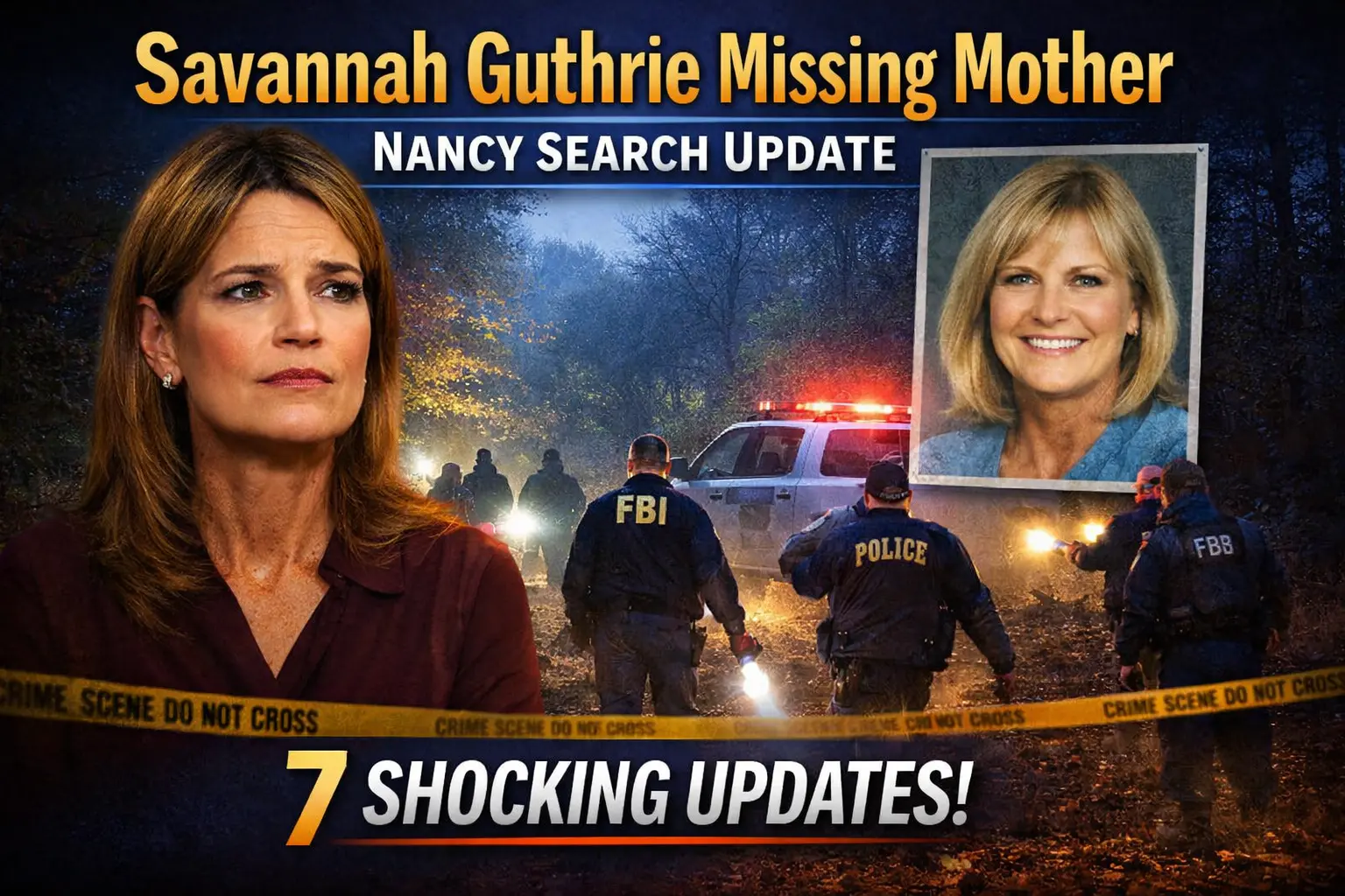 Savannah Guthrie Missing Mother Nancy Search Update investigation scene