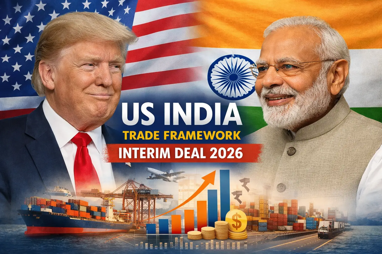 US India Trade Framework Interim Deal 2026 Chart and Leaders